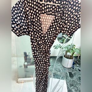 Silk Lilly wrap dress great used condition xl